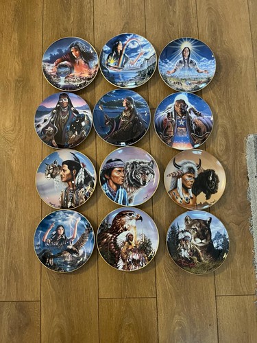 Lot franklin mint plates - of,